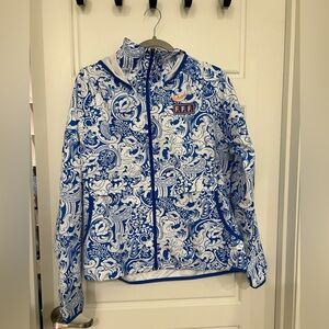 NIKE WOMEN'S FFF FRANCE JACKET WHITE/ HYPER COBALT